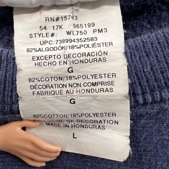 Champion reverse weave Men's Cotton Polyester Long Sleeve Solid Sweatshirt Size - Picture 7 of 15